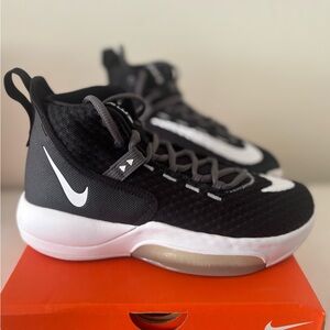 Nike Zoom Rize TB Black and White Athletic Sneakers-